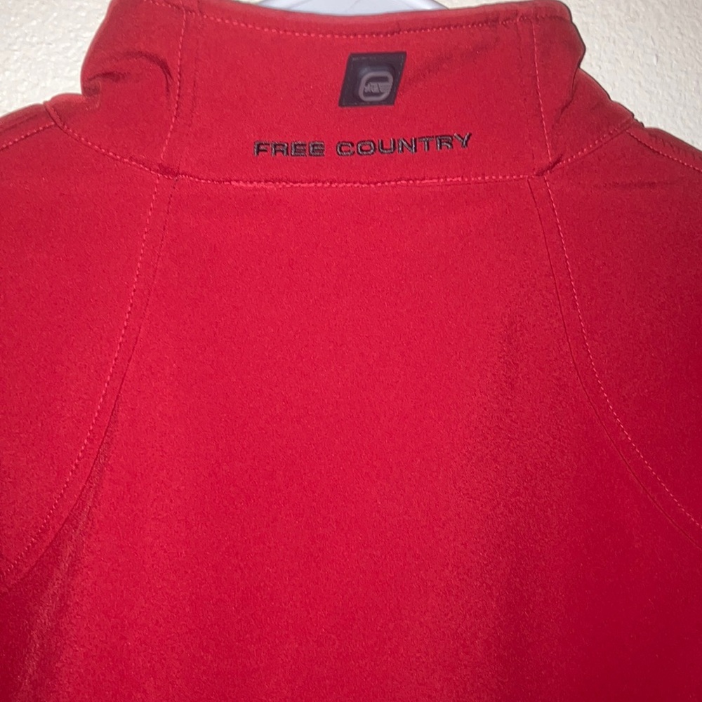 Free Country Men's‎ Red Softshell Jacket - Picture 8 of 9